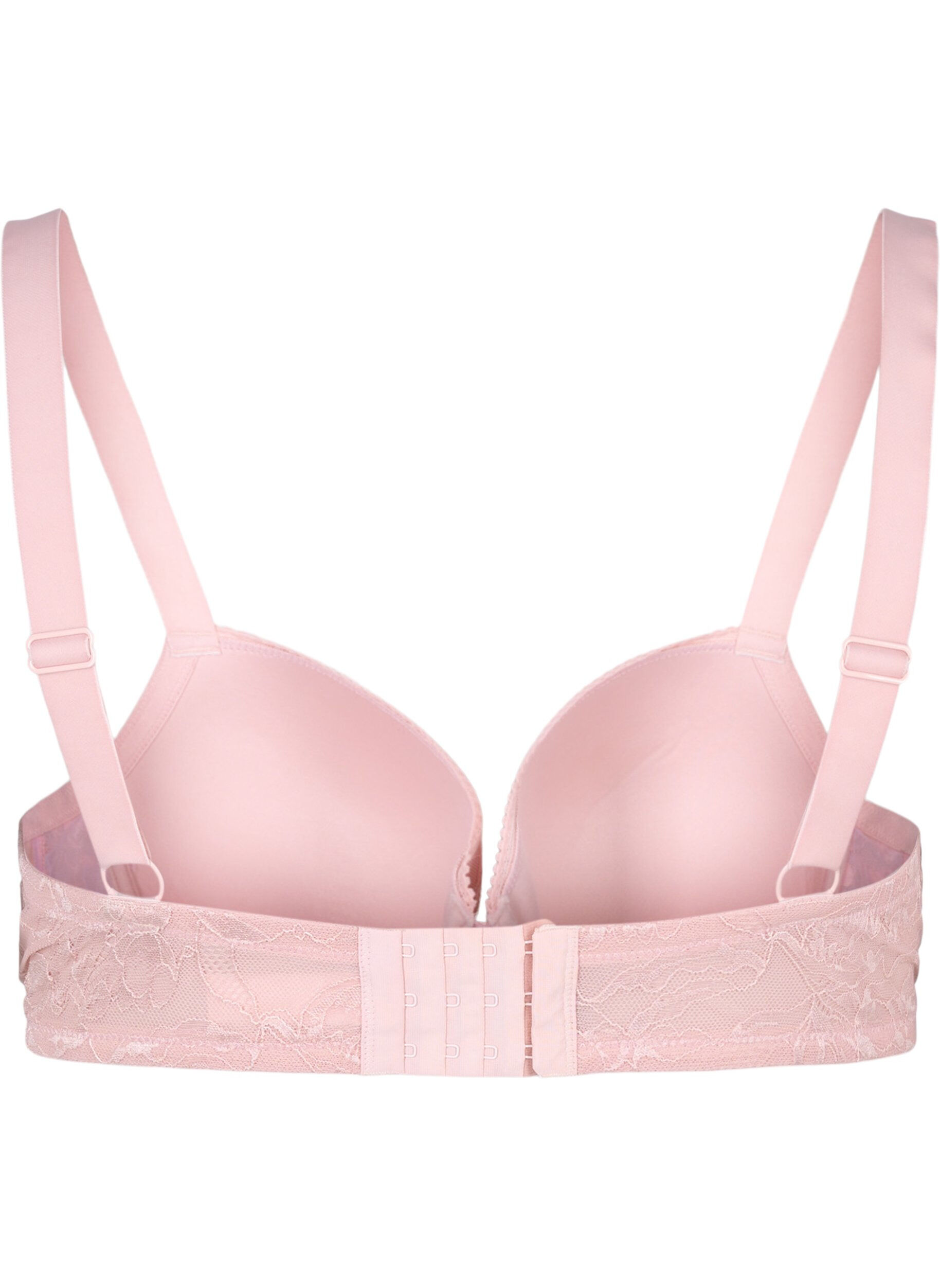 Zizzi Lace bra with underwire, Pale Mauve, Packshot image number 1