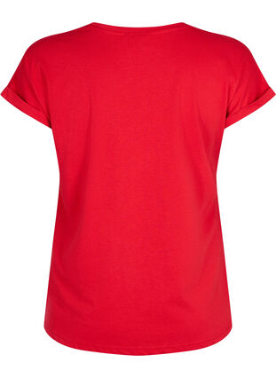 Koszulka z krótkimi rekawami wykonana z mieszanki bawelny, Tango Red, Packshot image number 1
