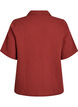 Koszulka z bawelnianego muslinu z krótkim rekawem, Czerwony, Packshot image number 1