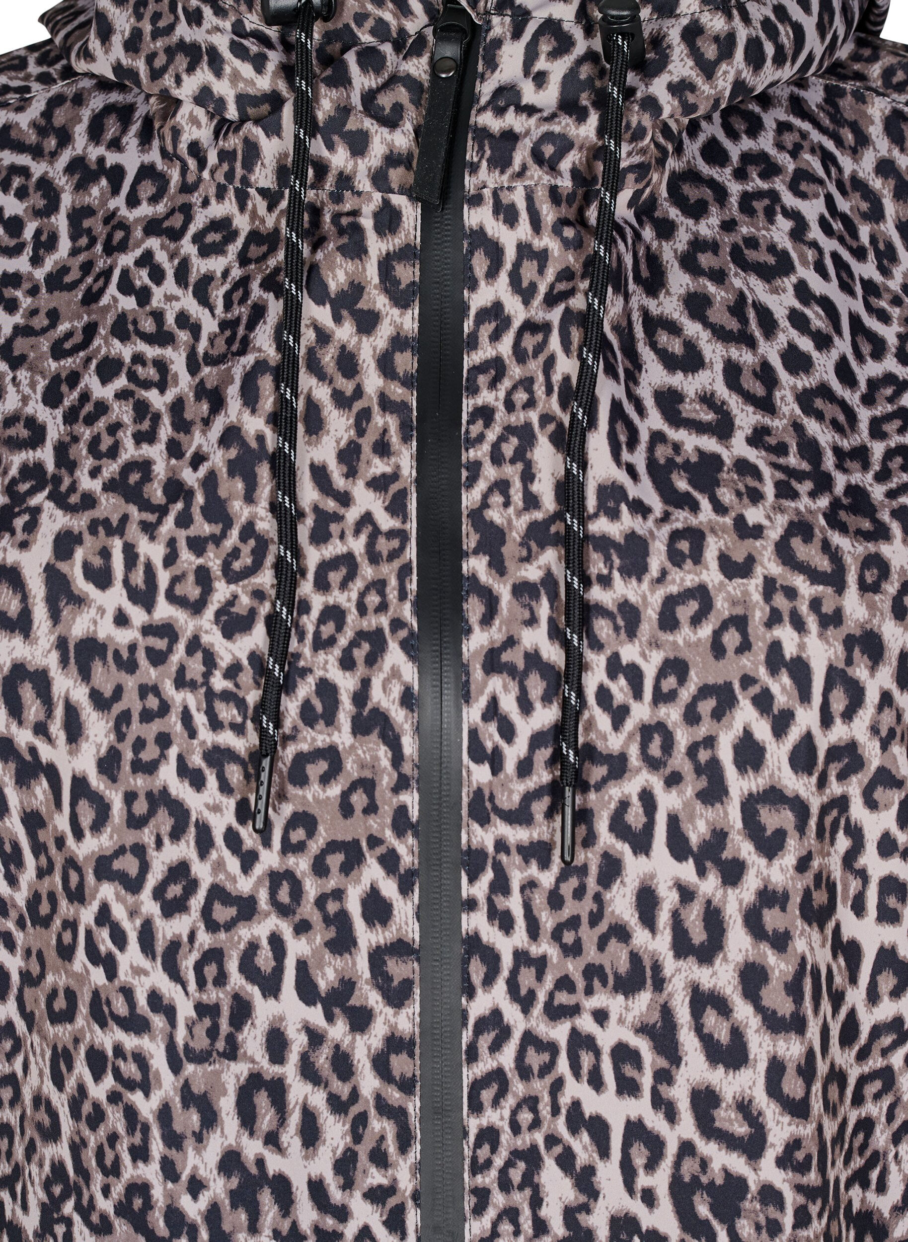 Zizzi Kurtka przeciwdeszczowa z kieszeniami i kapturem, Brązowy, Packshot image number 2