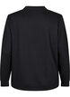 Bluza z okraglym dekoltem, Czarne, Packshot image number 1
