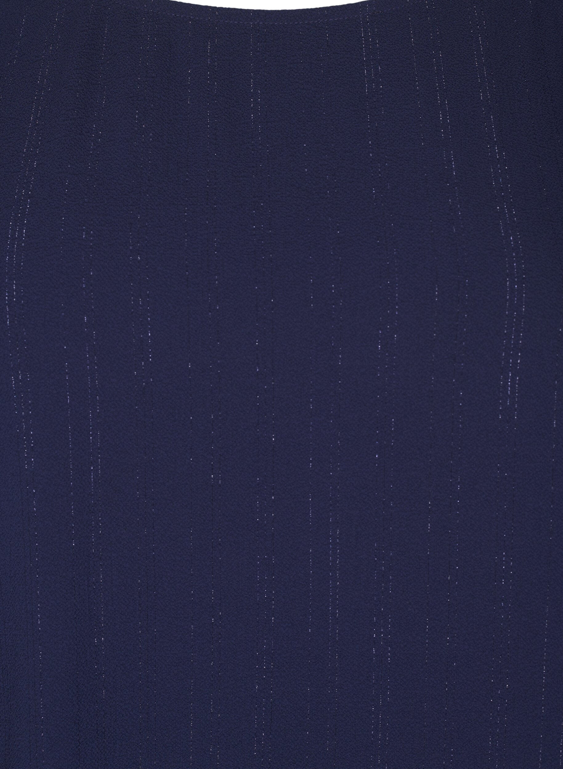 Zizzi Bluzka z brokatem, Niebieskie, Packshot image number 2