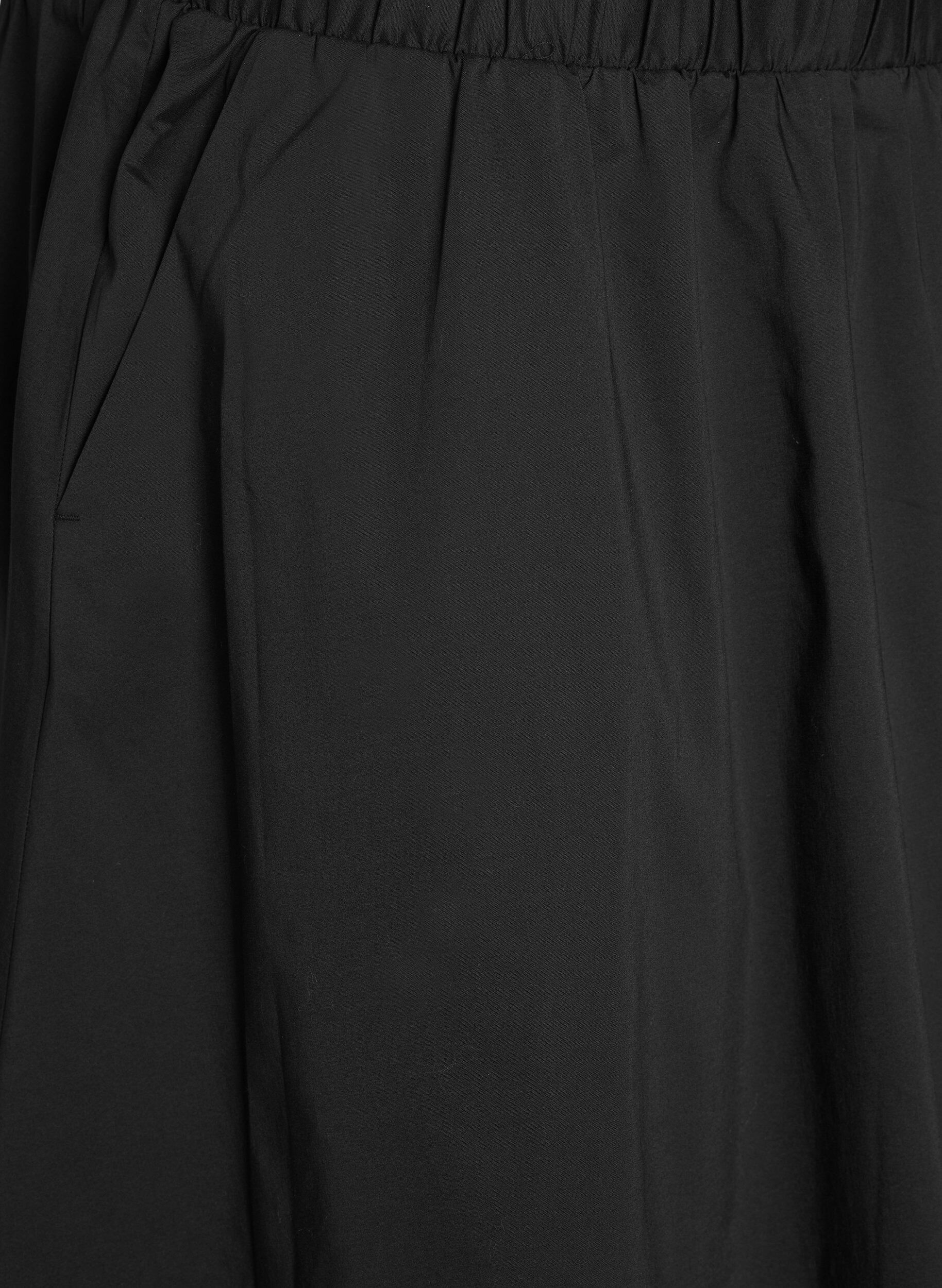 Zizzi Sp&oacute;dniczka midi z elastyczna talia, Czarne, Packshot image number 2