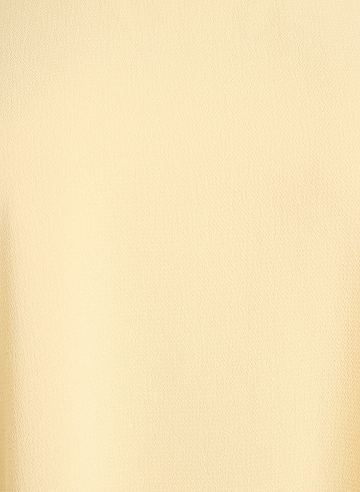 Bluzka z kr&oacute;tkim rekawem i okraglym dekoltem, Ż&oacute;łty, Packshot image number 2