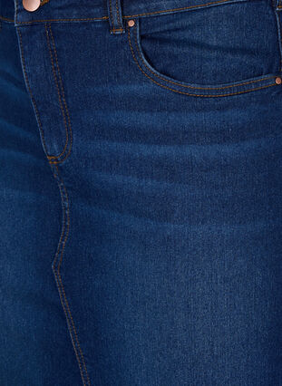 Flash - Obcisla dzinsowa spódnica, Dark Blue Denim, Packshot image number 2