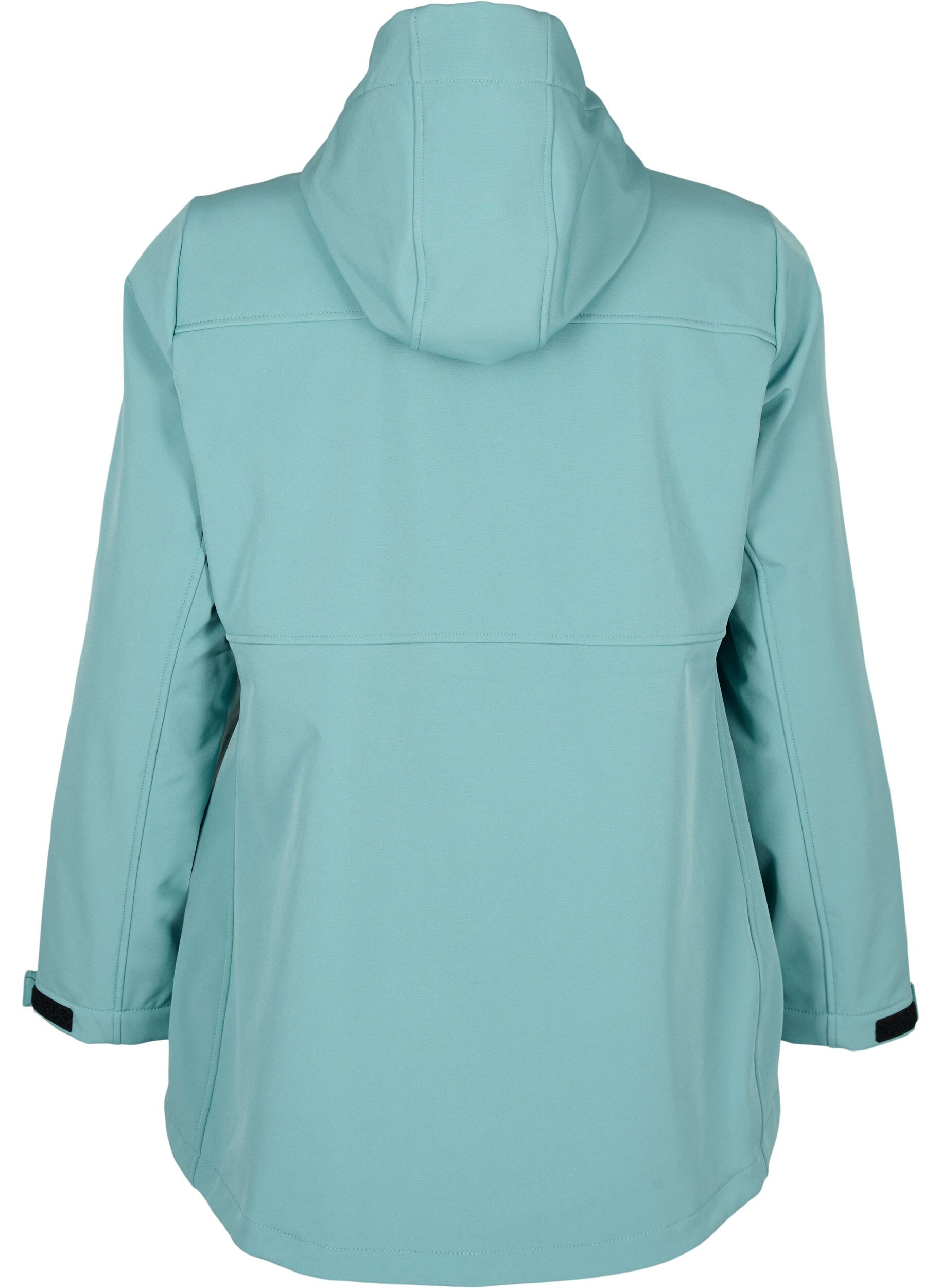 Zizzi Kr&oacute;tka kurtka softshell z kieszeniami, Arctic, Packshot image number 1