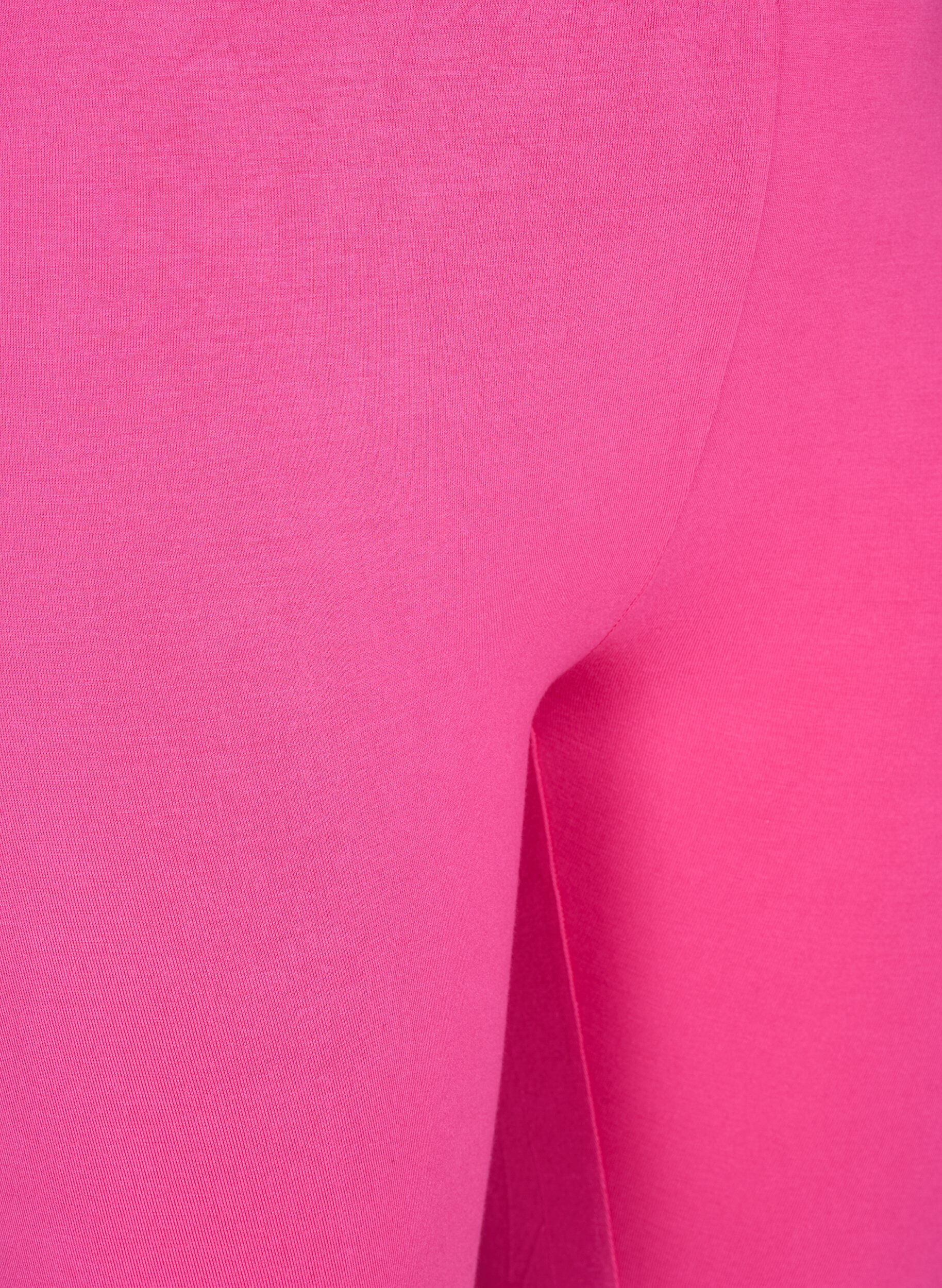 Zizzi Jednokolorowe szorty rowerowe typu basic, R&oacute;żowy, Packshot image number 2