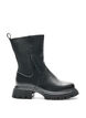Buty Chelsea z grubejsza podeszwa i lam&oacute;wkami z ryflowanej gumy, Czarne, Packshot image number 0