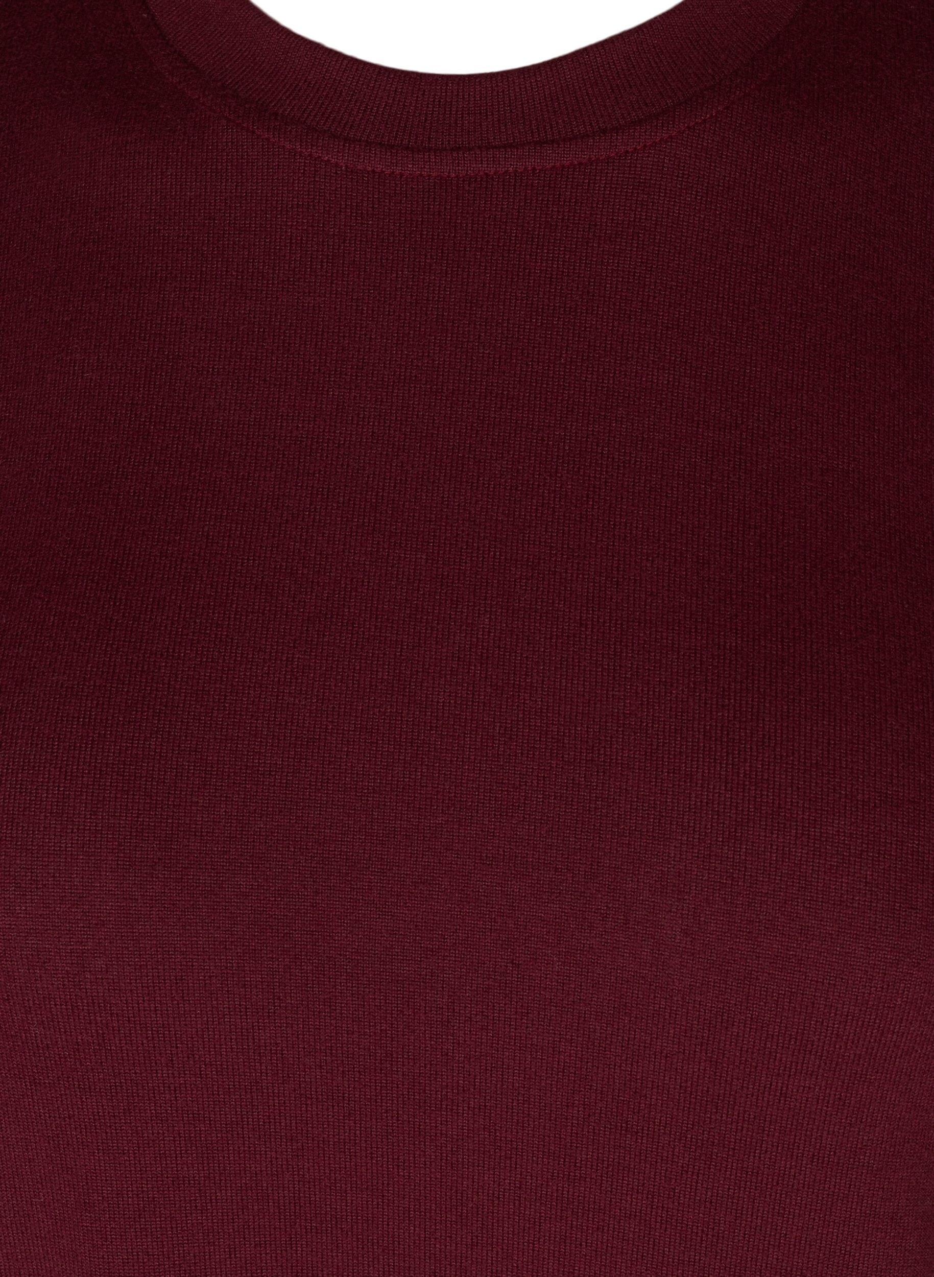 Zizzi Long-sleeved blouse with shoulder detail, Port Royal, Packshot image number 2