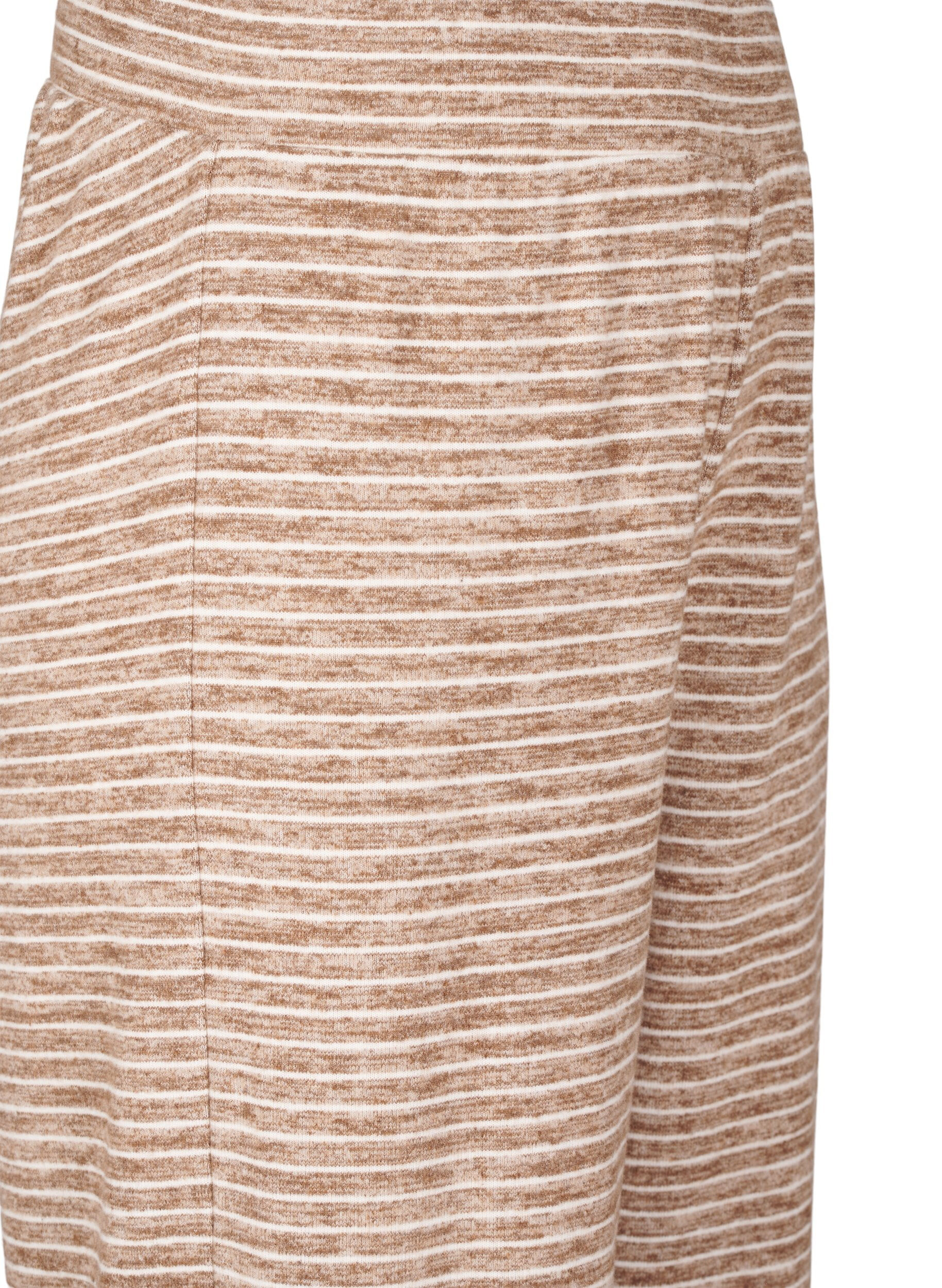 Zizzi Luzne spodnie z elastyczna talia, Fondue Fudge, Packshot image number 2