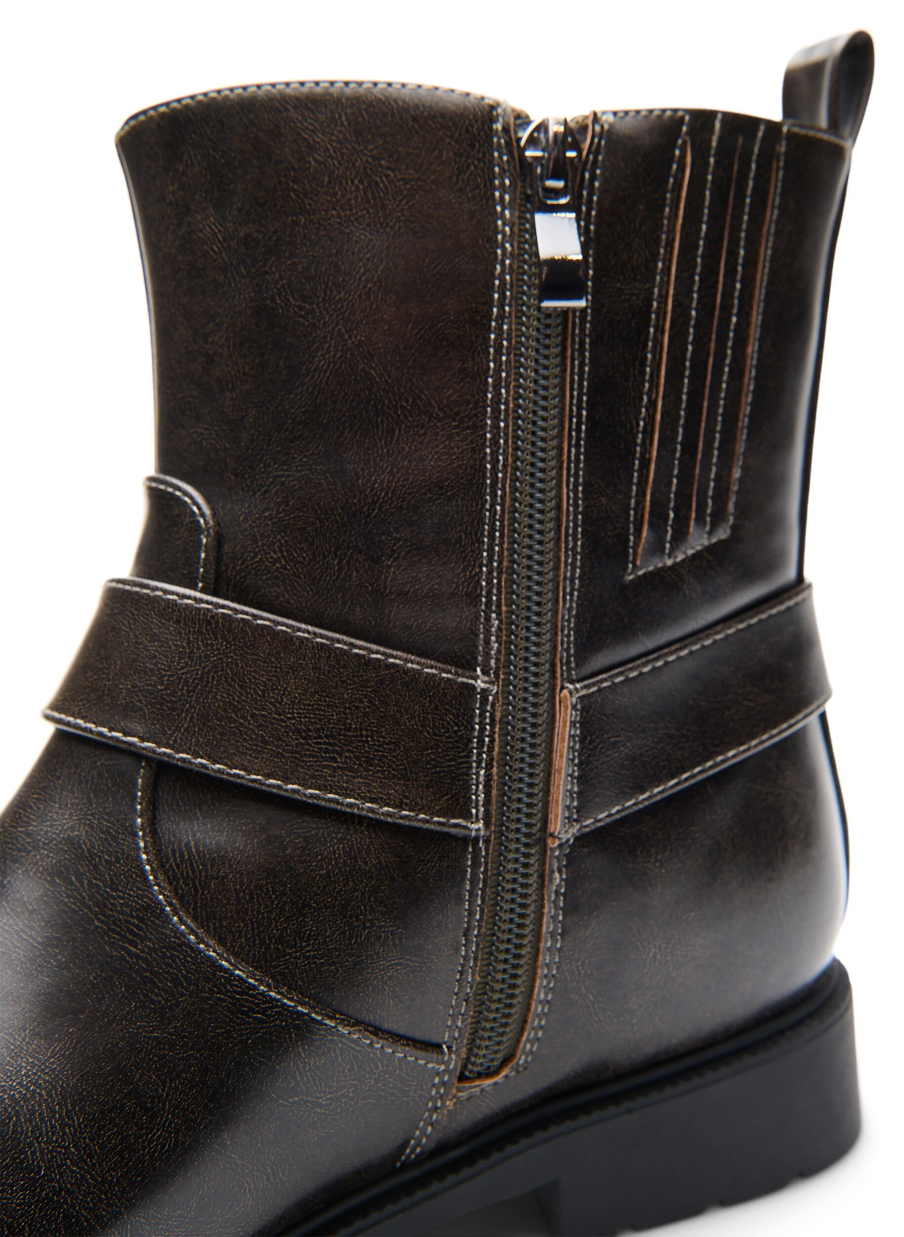 ZizziNiskie buty motocyklowe, Brązowy, Packshot image number 4
