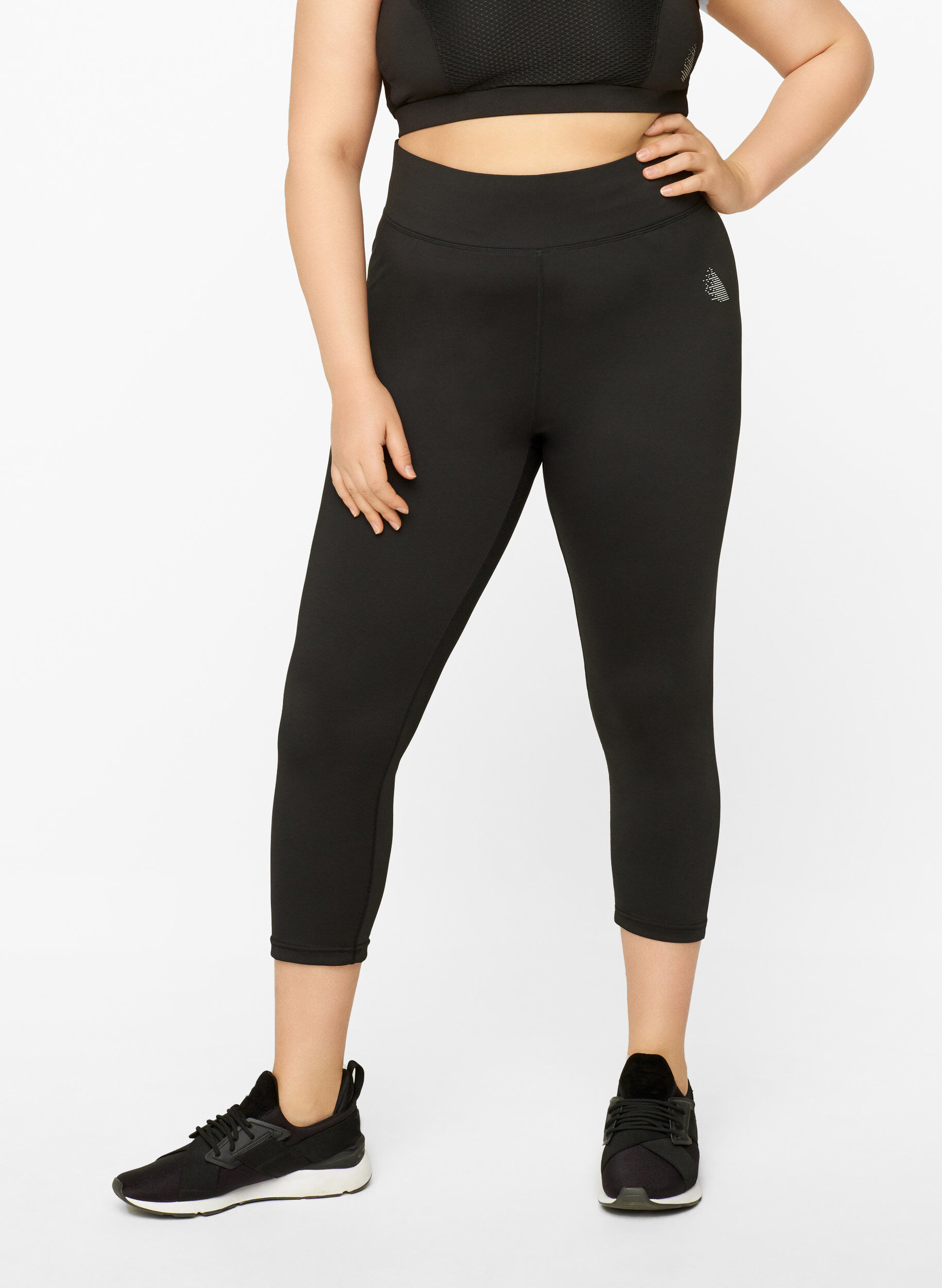 Zizzi Sports leggings, Black, Model image number 0