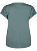 T-shirt z kr&oacute;tkim rekawem z mieszanki bawelny, Zielony, Packshot image number 1