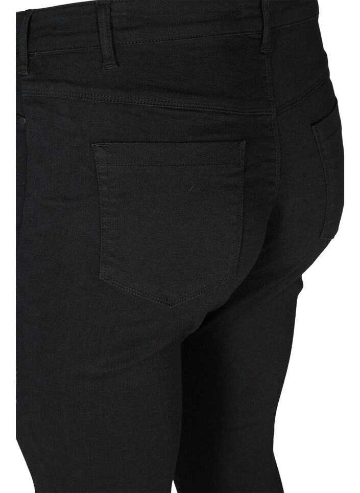 Jegginsy z mieszanki bawelny, Black, Packshot image number 3