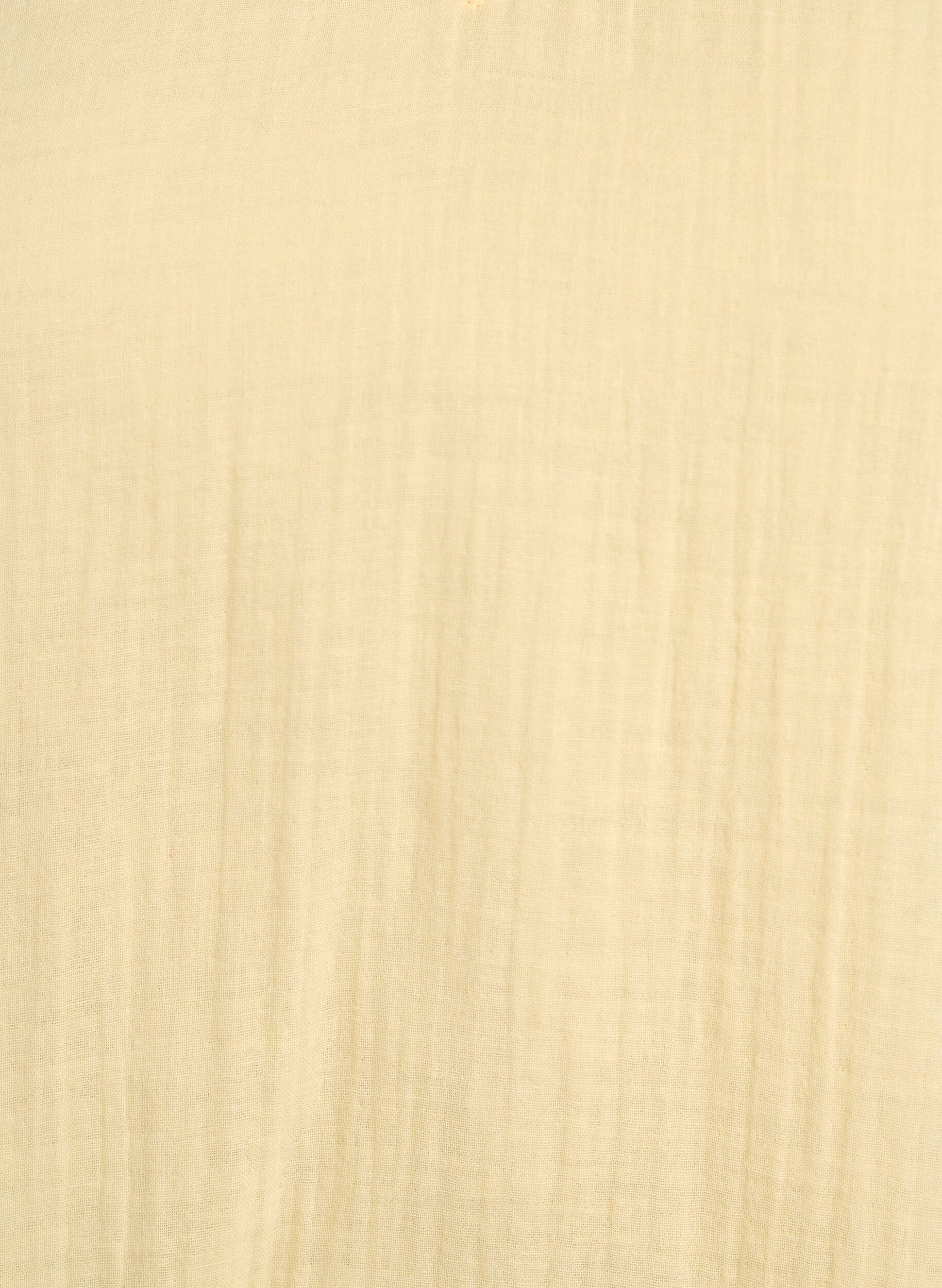 ZizziTop bez rekaw&oacute;w z bawelnianego muslinu z falbankami, Ż&oacute;łty, Packshot image number 2