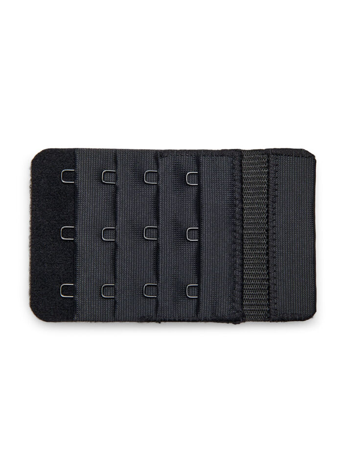 Przedluzacz do biustonosza z trzema haczykami, Czarne, Packshot image number 0