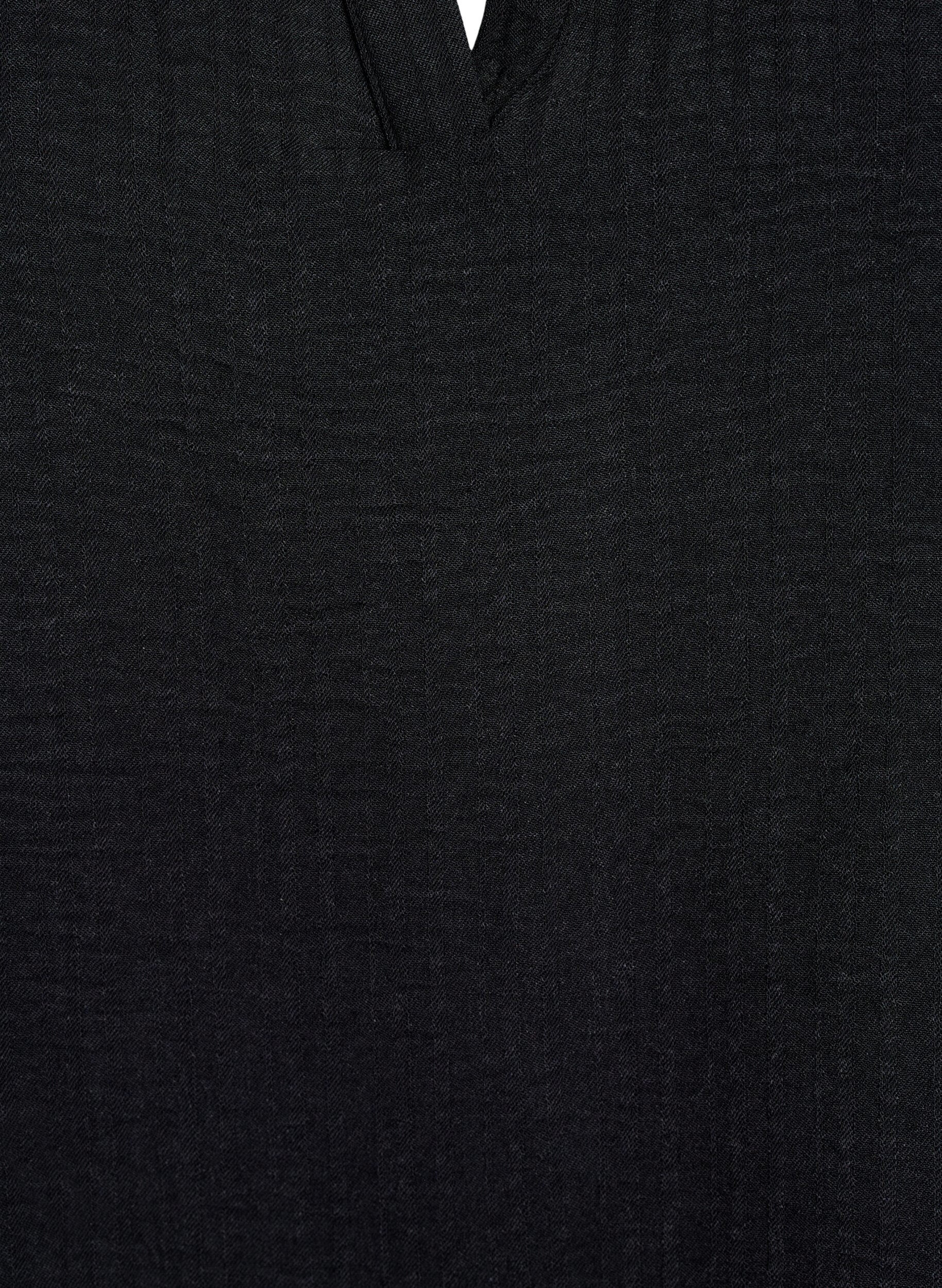 Zizzi Luzna bluzka z kr&oacute;tkim rekawem, Czarne, Packshot image number 2