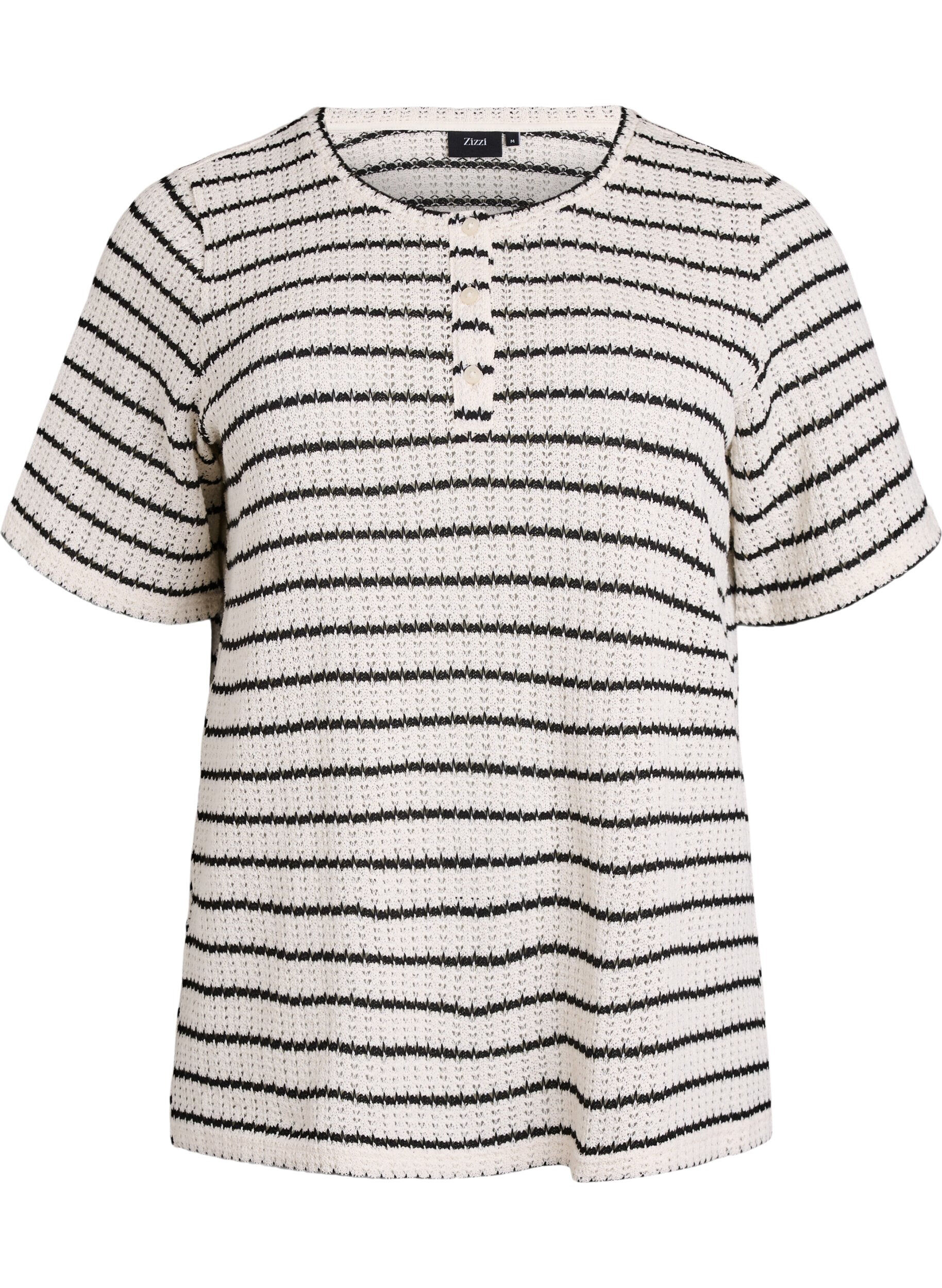Bluzka z dzianiny w paski