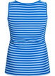 Tank top w paski o prazkowanej strukturze, Niebieskie, Packshot image number 1