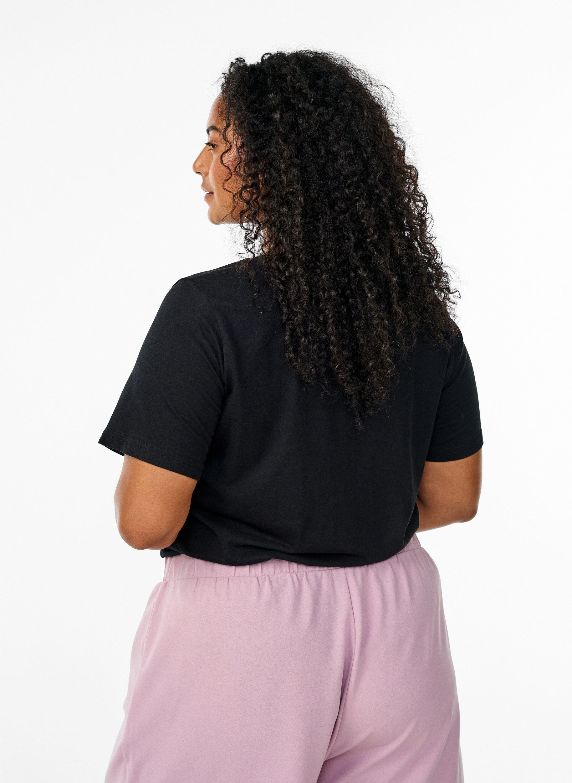 Zizzi FLASH - T-shirt z nadrukiem, Czarne, Model image number 2