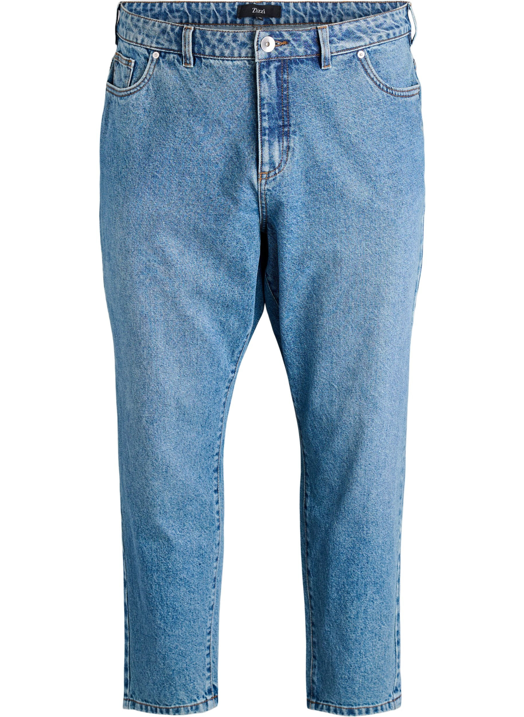 Jeansy Mille typu mom fit z wysokim stanem