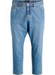 Jeansy Mille typu mom fit z wysokim stanem, Niebieskie, Packshot image number 0