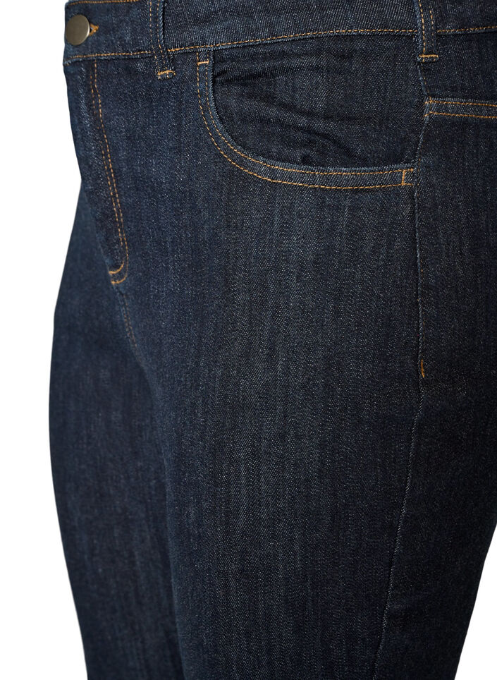Jeansy bootcut z wysokim stanem Ellen, Niebieskie, Packshot image number 2