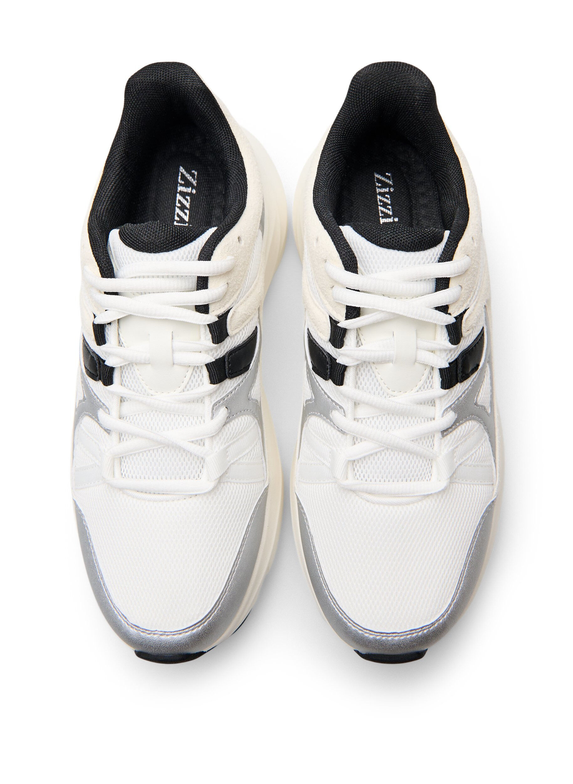 Zizzi Wygodne sneakersy z amortyzujaca podeszwa, Biały, Packshot image number 2