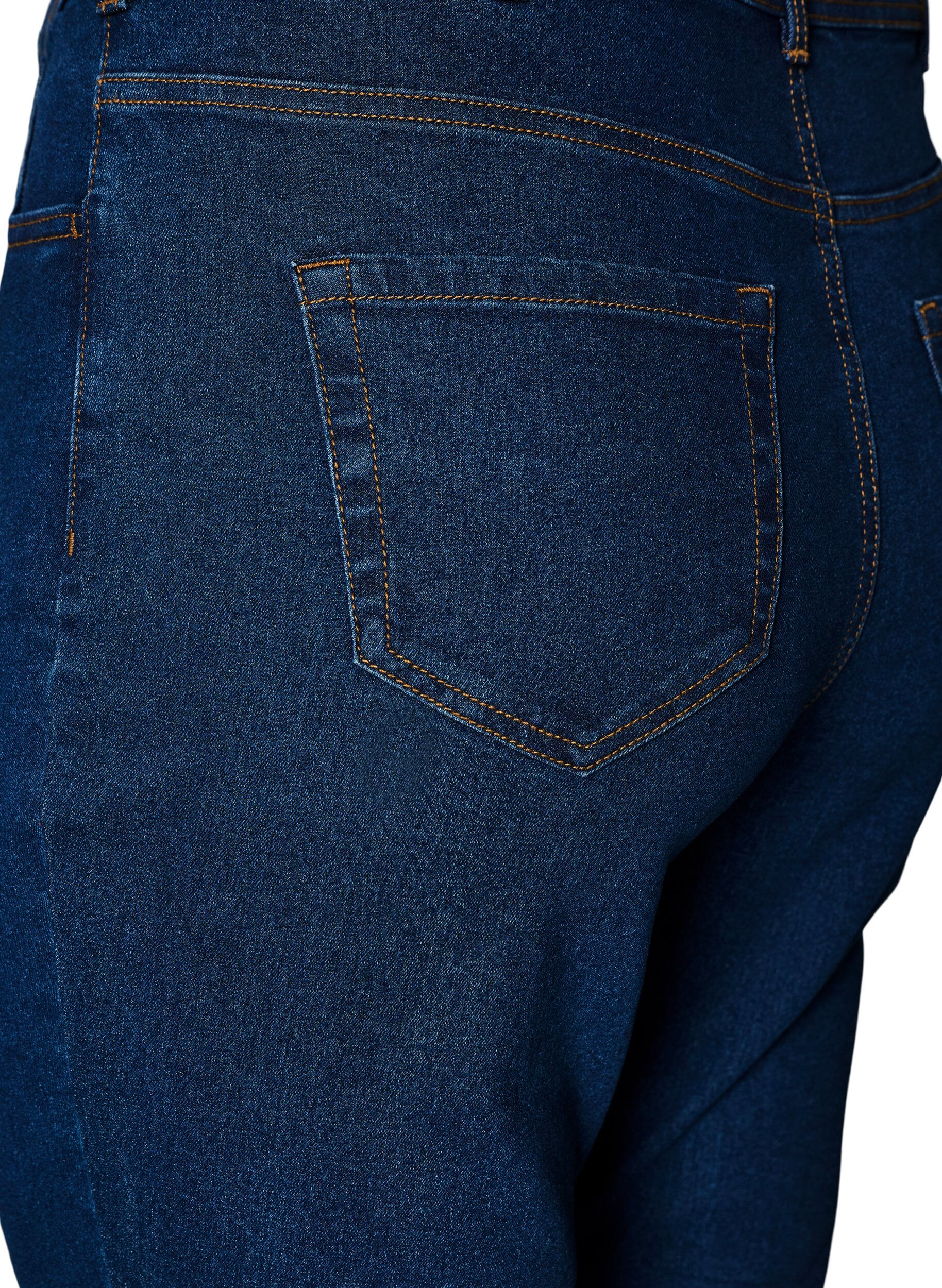 ZizziJeansy o bardzo waskim kroju, Niebieskie, Packshot image number 3