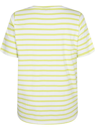 Bawelniana koszulka w paski, Wild Lime Stripes, Packshot image number 1
