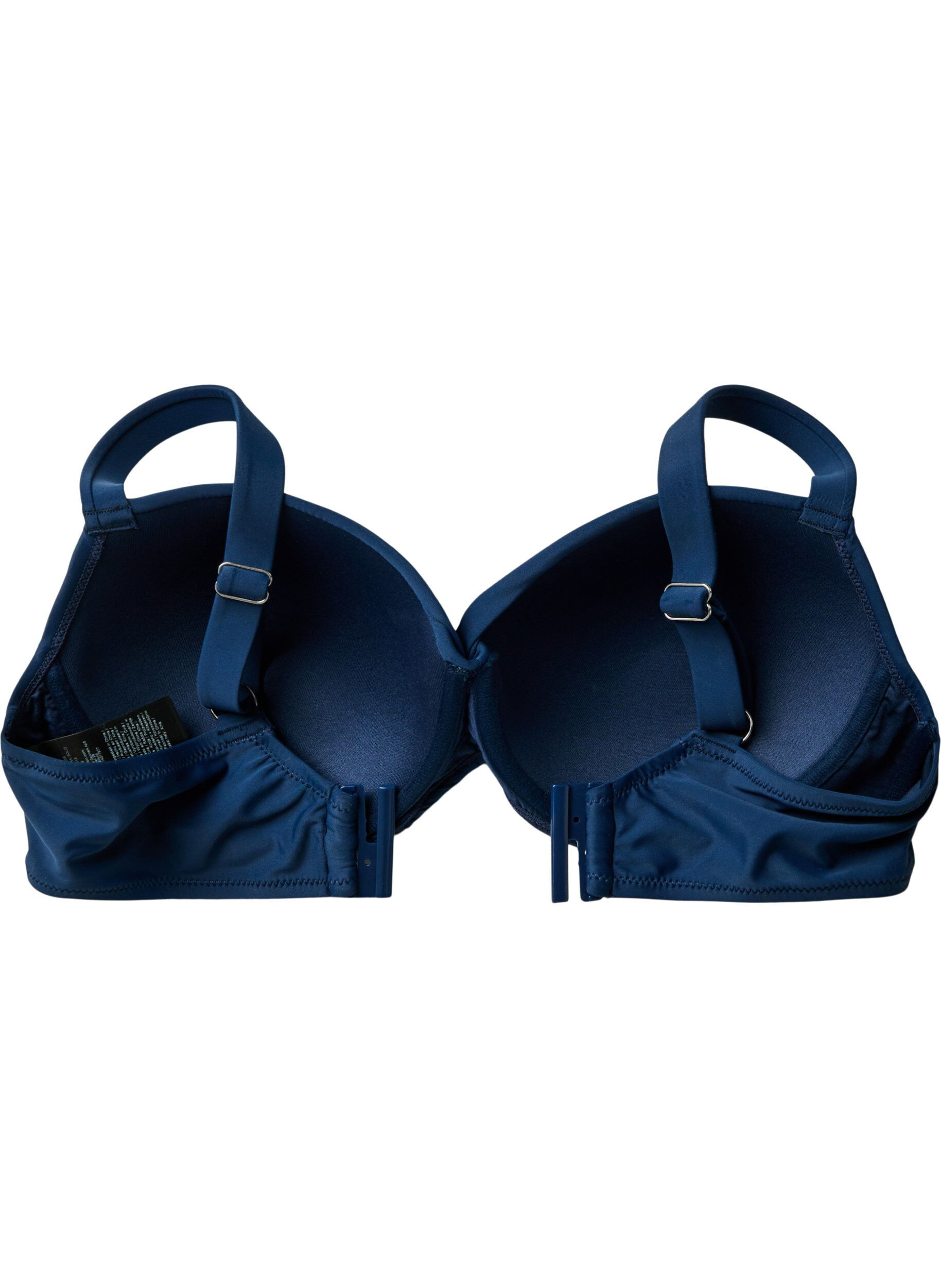ZizziG&oacute;ra od bikini z fiszbinami i drapowaniem, Niebieskie, Packshot image number 4