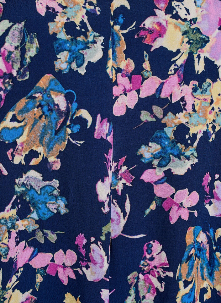 Wiskozowa sukienka o linii A, Niebieskie, Packshot image number 2