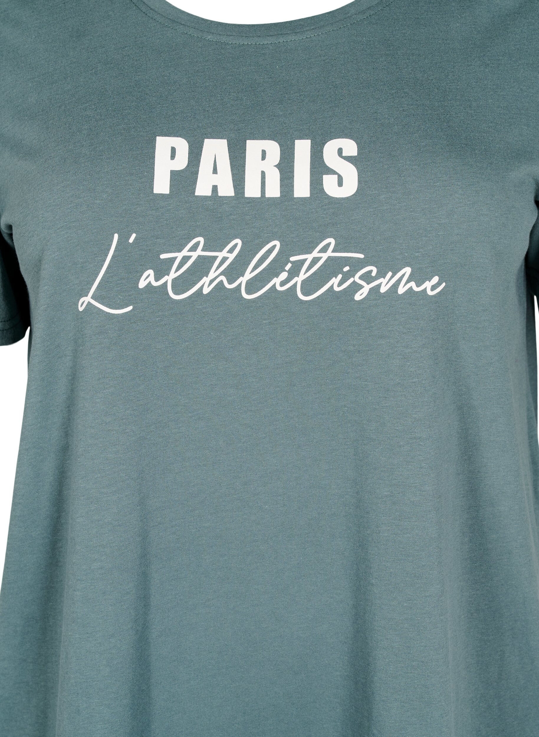 Zizzi FLASH - T-shirt z nadrukiem, Zielony, Packshot image number 2