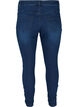Jegginsy z mieszanki bawelny, Dark blue denim, Packshot image number 1