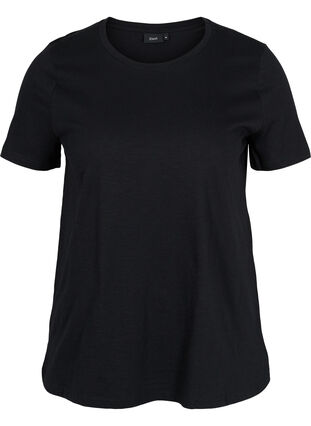 Podstawowa koszulka bawelniana 2-pack, Mallard Green/Black, Packshot image number 3