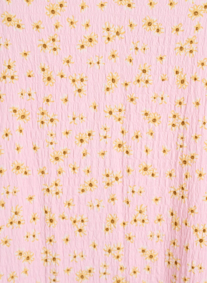 FLASH - Sukienka z kr&oacute;tkim rekawem i dekoltem w serek, R&oacute;żowy, Packshot image number 2