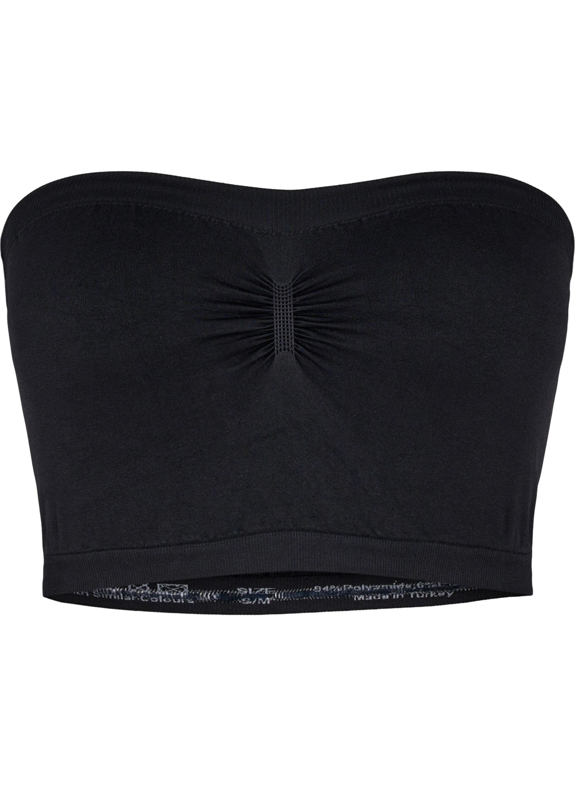 Zizzi Biustonosz tuba, Czarne, Packshot image number 0