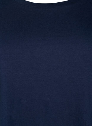 Bawelniana koszulka z angielskim haftem, Navy Blazer, Packshot image number 2