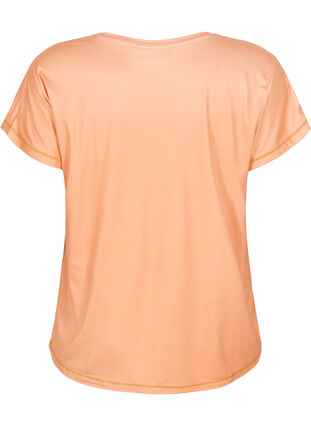 Koszulka treningowa z krótkim rekawem, Apricot Nectar, Packshot image number 1