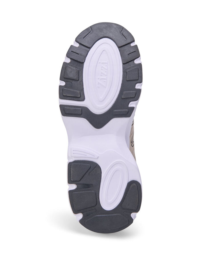 Szerokie - sneakersy z elastycznymi sznurowadlami, Birch, Packshot image number 4