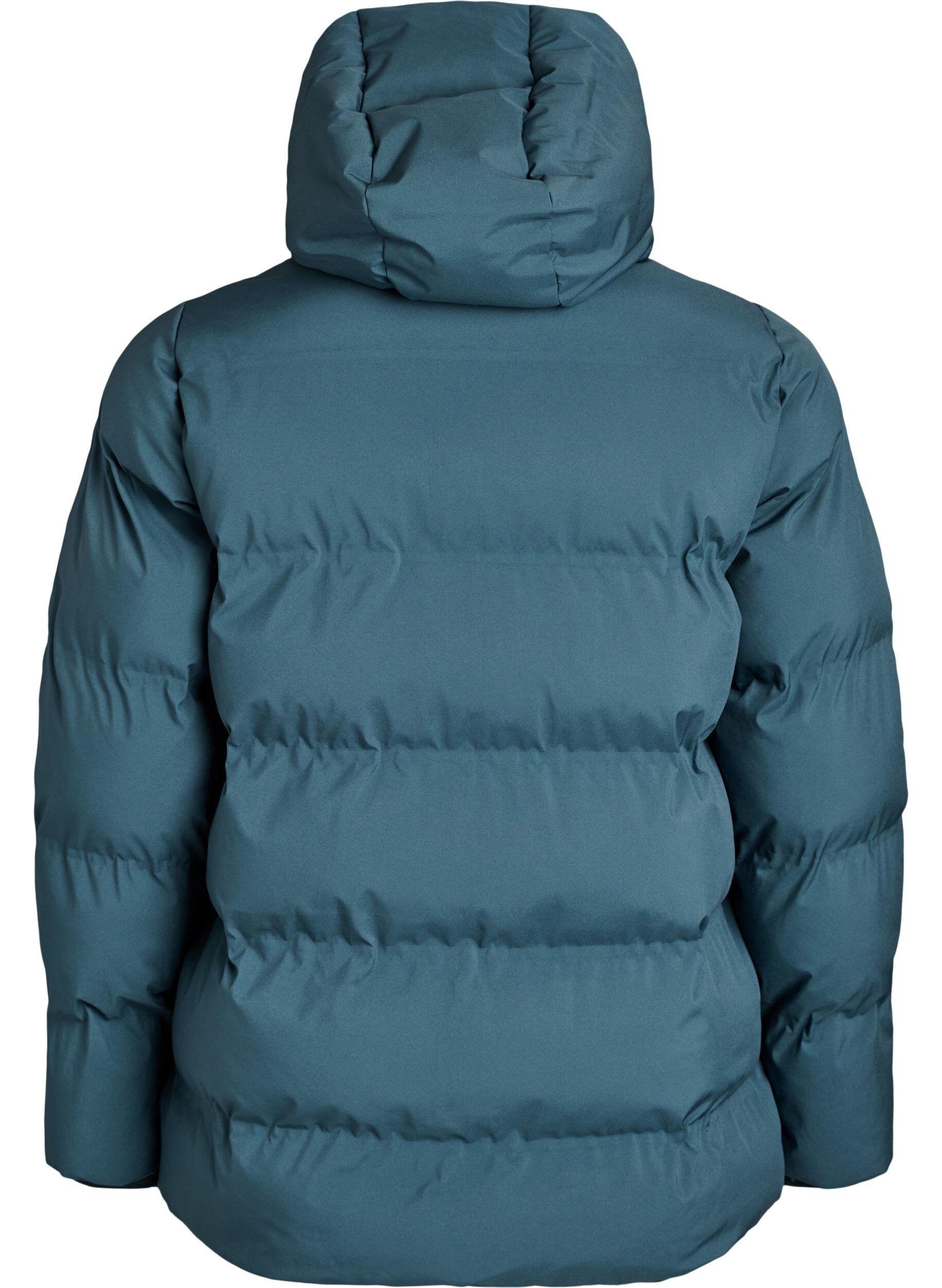 ZizziKr&oacute;tka kurtka puchowa z odpinanym kapturem, Zielony, Packshot image number 1
