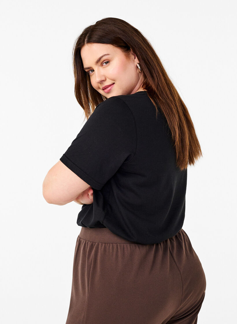 FLASH – koszulka z motywem, Black Gold Faith, Model image number 1