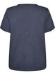 T-shirt z guzikami, Szary, Packshot image number 1