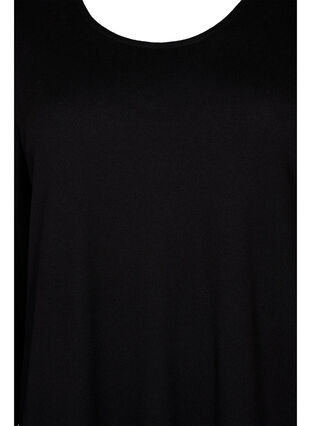 Sukienka z dlugimi rekawami i detalami z tylu, Black, Packshot image number 2