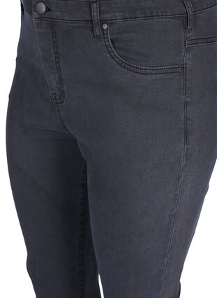 Bardzo waskie jeansy Amy z wysokim stanem, Grey Denim, Packshot image number 2