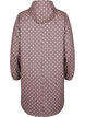 Hooded polka dot rain jacket, Iron W/White dot, Packshot image number 1