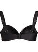G&oacute;ra od bikini z fiszbinami i drapowaniem, Czarne, Packshot image number 1
