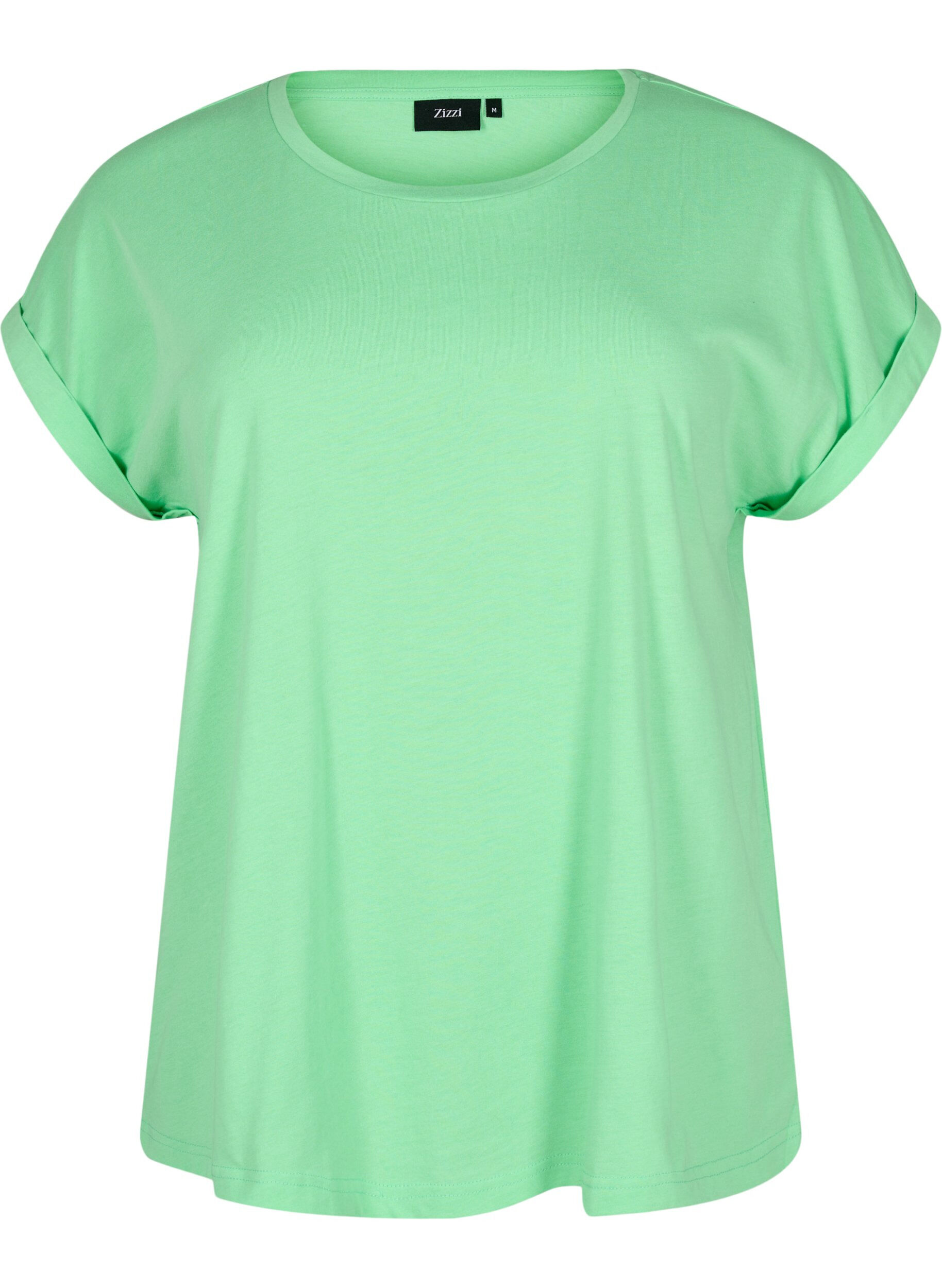 T-shirt z kr&oacute;tkim rekawem z mieszanki bawelny