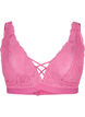 Support the breasts - Lace bra with thong details, Rose, Packshot image number 0