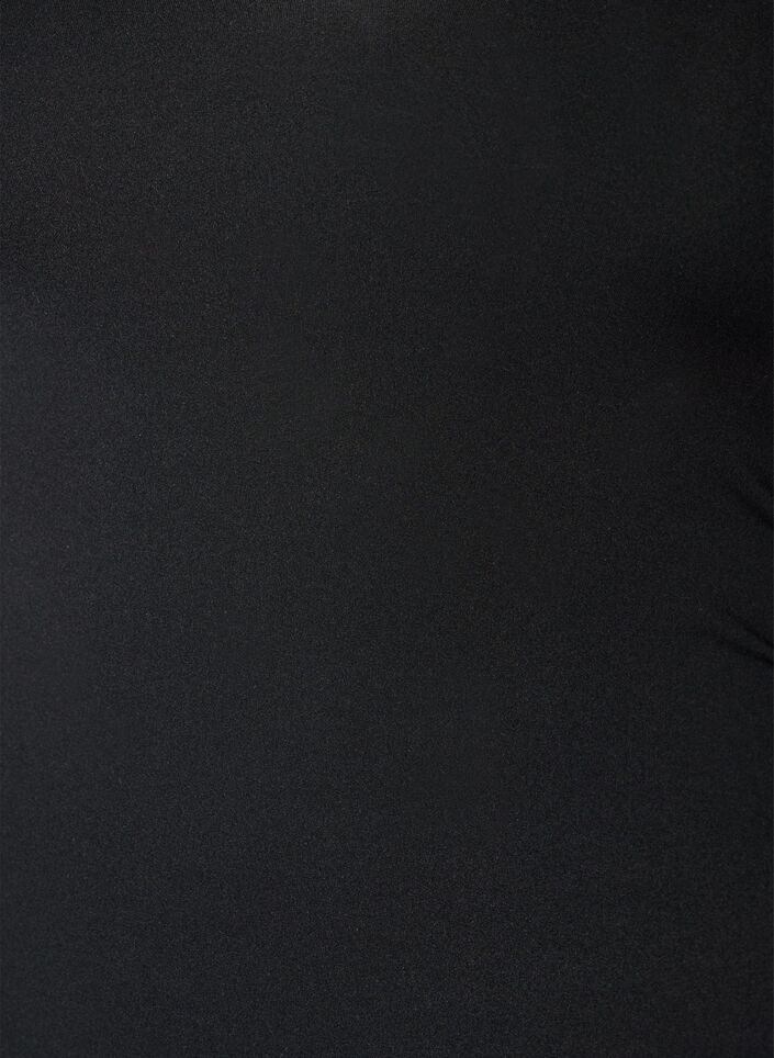 Plaszcz kapielowy z wyscielana g&oacute;ra i wycieciem na plecach, Czarne, Packshot image number 2